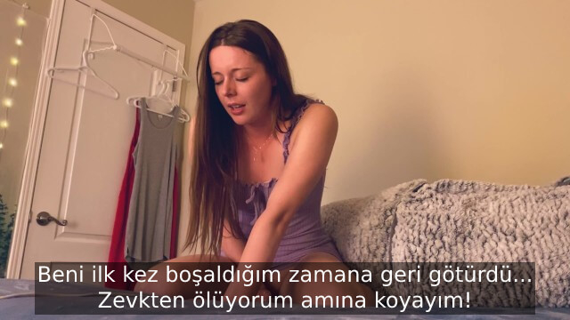 İlk Mastürbasyonunu Şehvetle Anlatan Fahişe Titreyerek Boşalıyor
