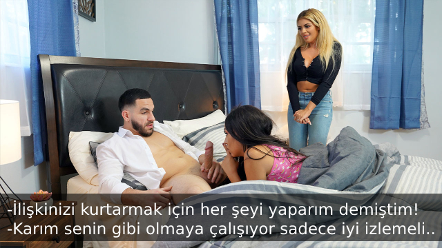 Sikişemeyen Karısının Arkadaşı Sikişin Nasıl Olduğunu Gösteriyor