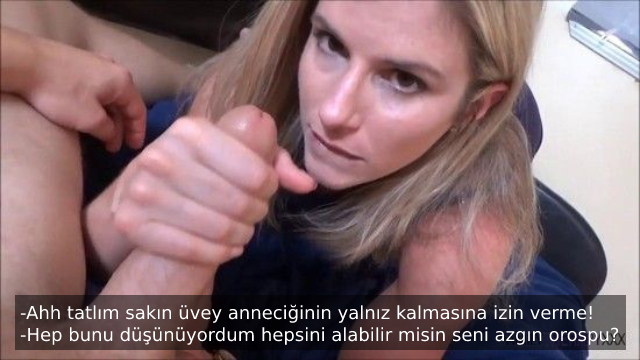 Üvey Anneciğinin Azgınlaştığını Görünce Amına Yarrağı Kökledi