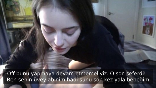 Üvey Kardeşinin Notlarından Dolayı Kıskanınca Yarrağın Dibini Gösterdi