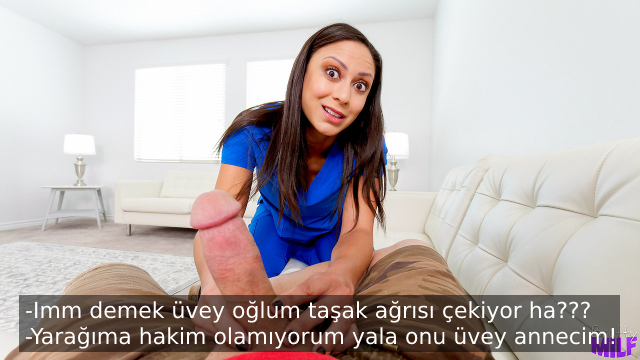 Üvey Oğlunun Daşak Ağrısına Derman Olan Azgın Fahişe Orgamlara Girdi